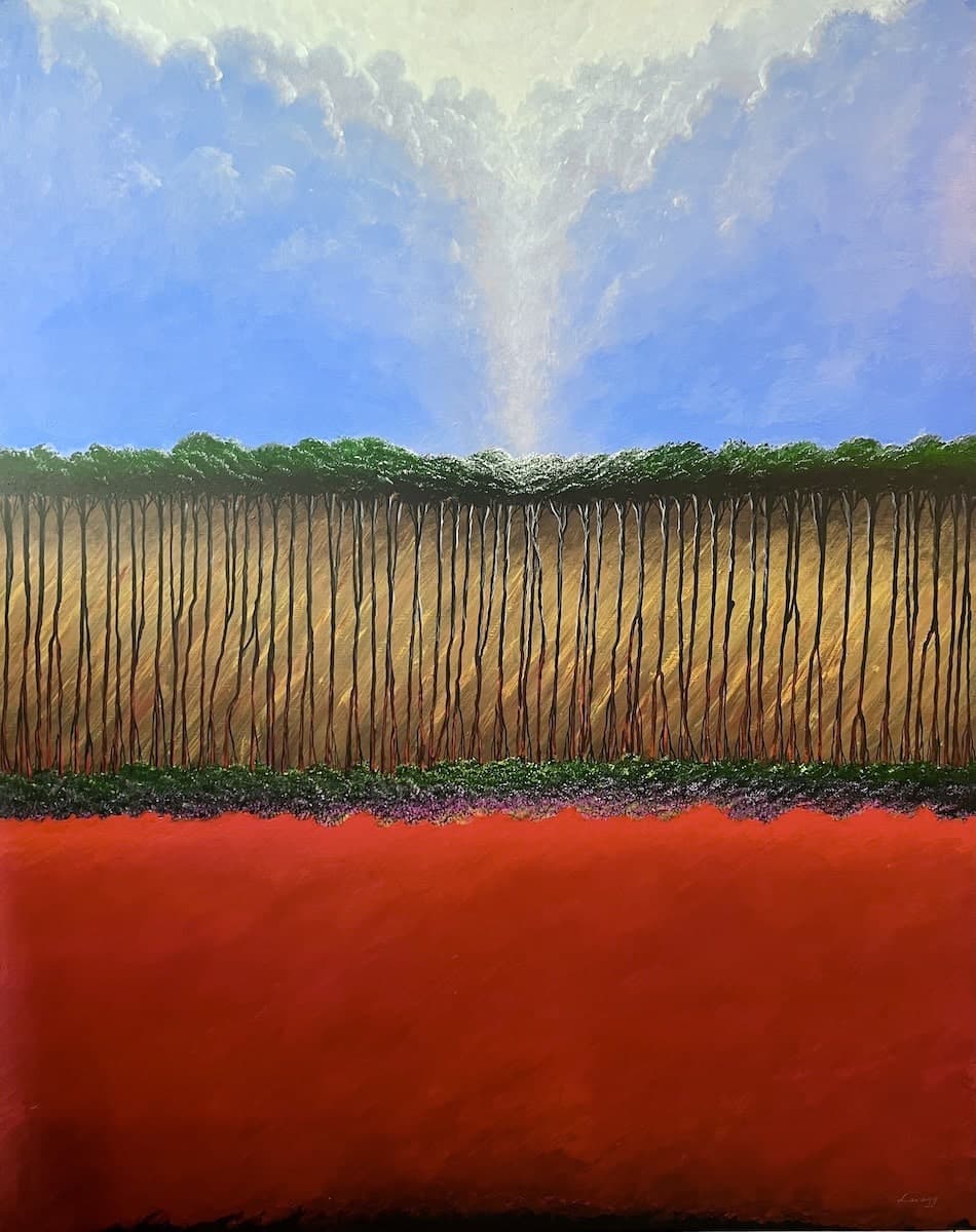 Divine Comedy by Steven Lavaggi, acrylic on canvas at El Dorado Gallery