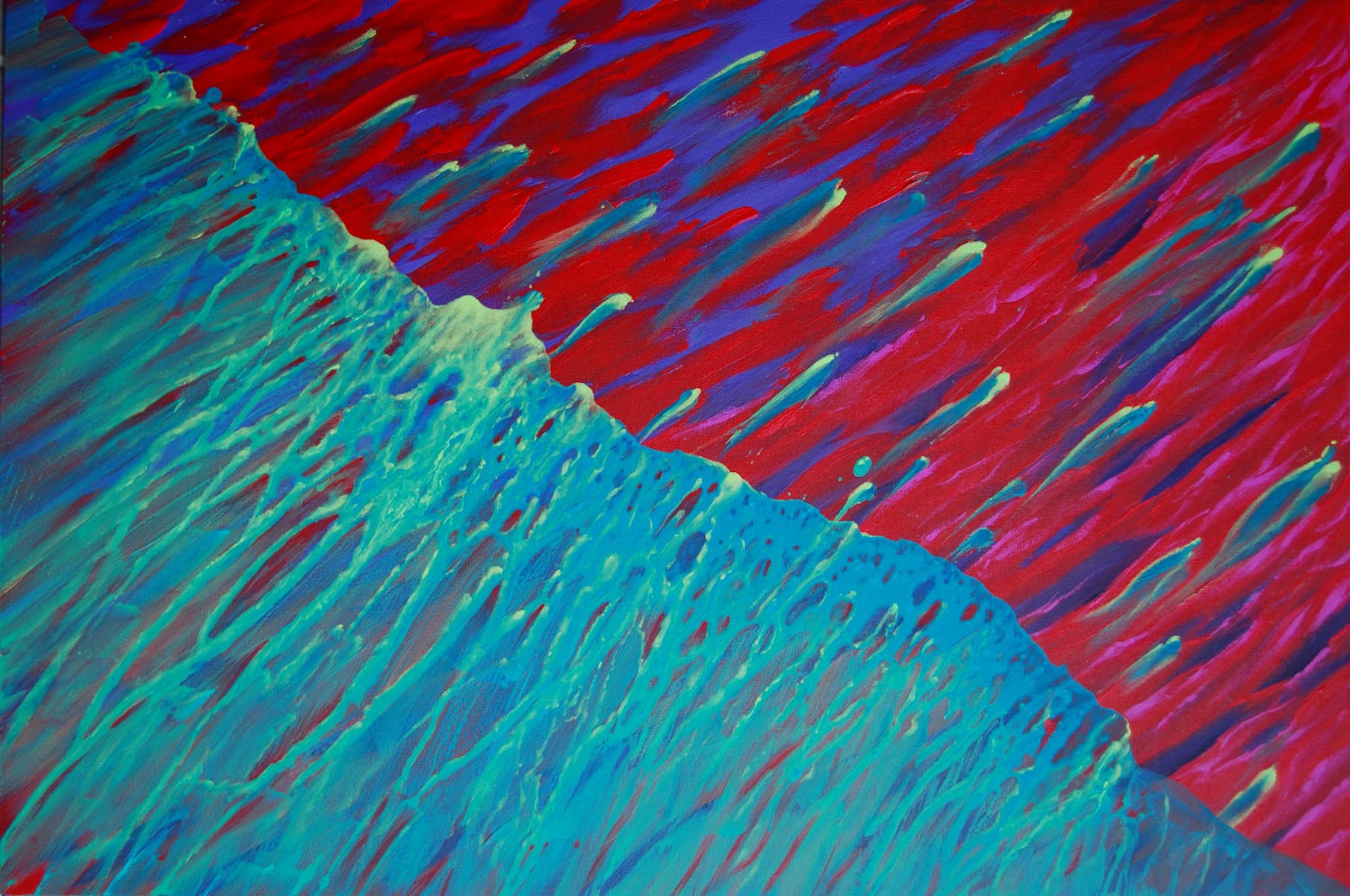 Luminous Tide by Steven Lavaggi, acrylic on canvas at El Dorado Gallery