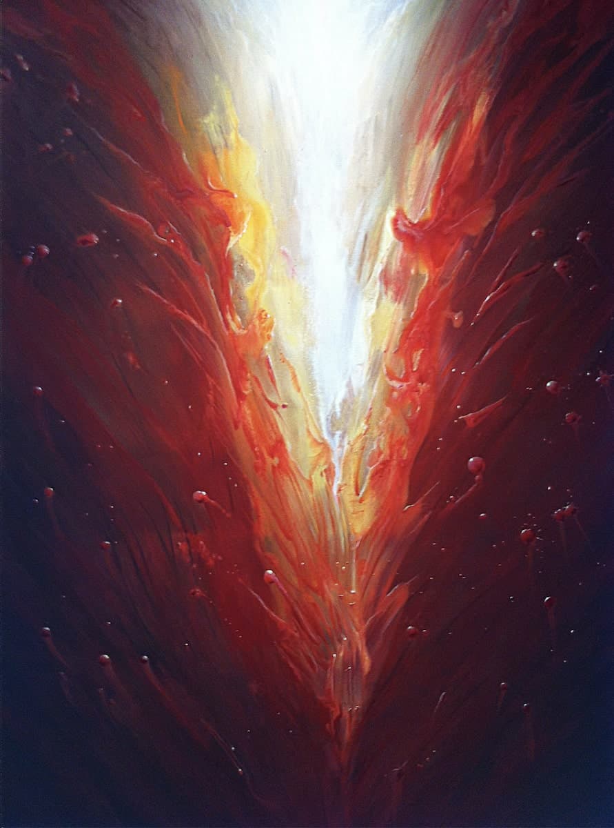 Passion by Steven Lavaggi, acrylic on canvas painting at El Dorado Gallery