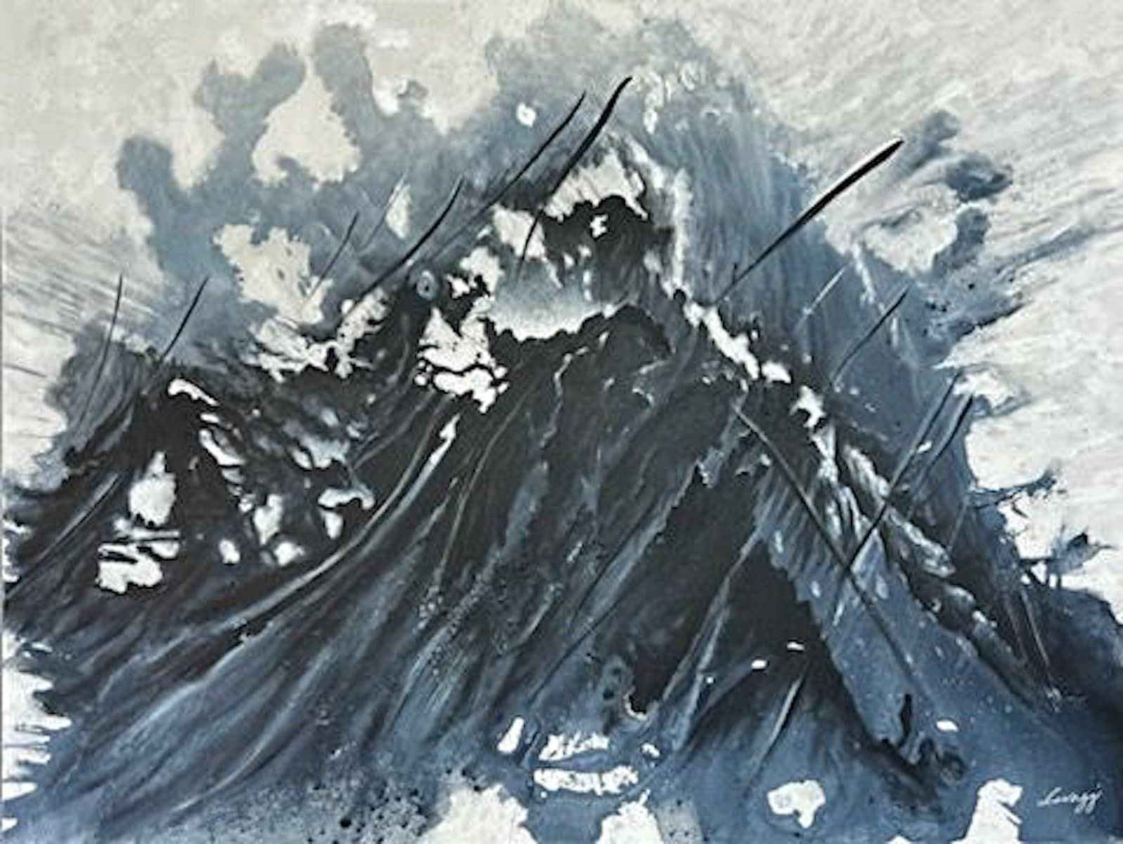 Shades of Grays by Steven Lavaggi, acrylic on canvas at El Dorado Gallery