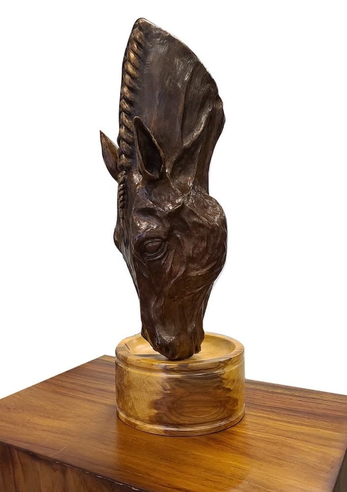 Trenza by Salvador Torres, bronze sculpture at El Dorado Gallery