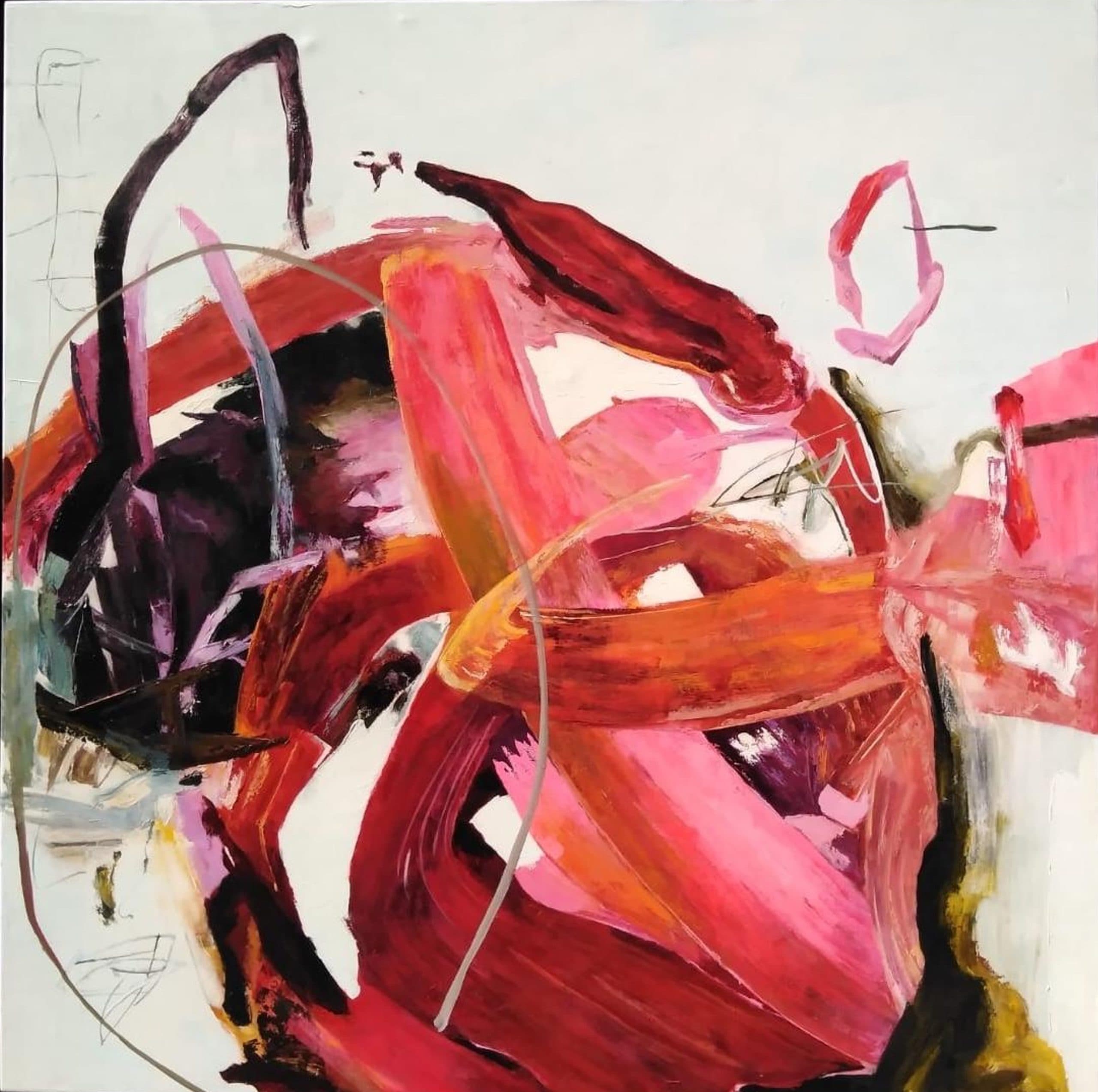 Whisper by Portal Pasten, acrylic on canvas abstract painting at El Dorado Gallery