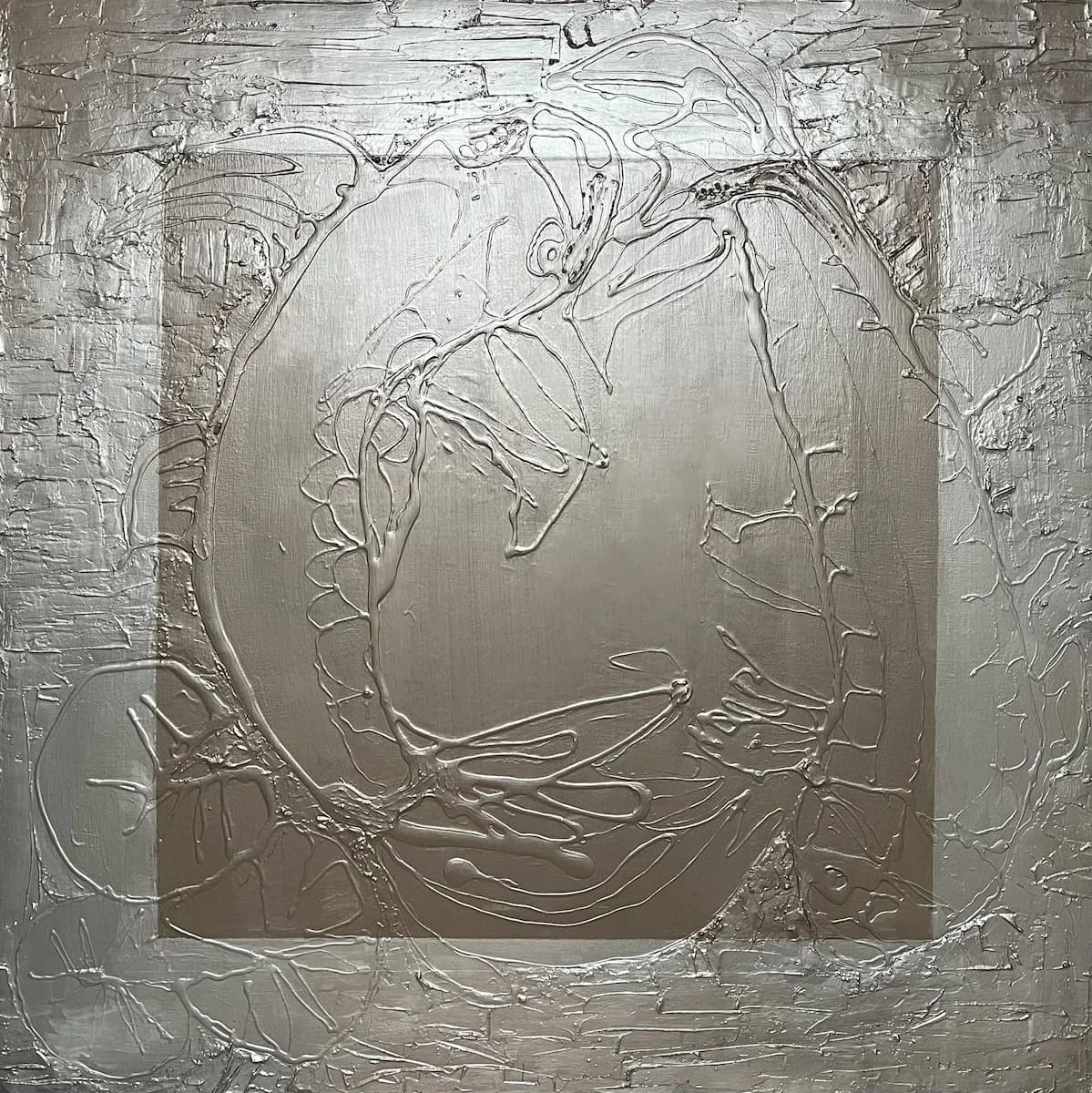Abundance by Ana Remok, acrylic on canvas abstract painting at El Dorado Gallery