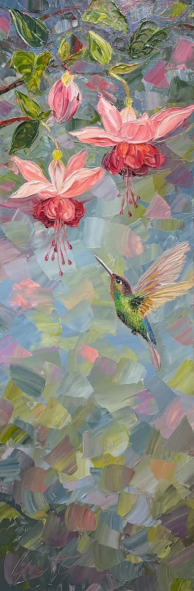 Felicity by Cecilia Goett, acrylic on canvas at El Dorado Gallery