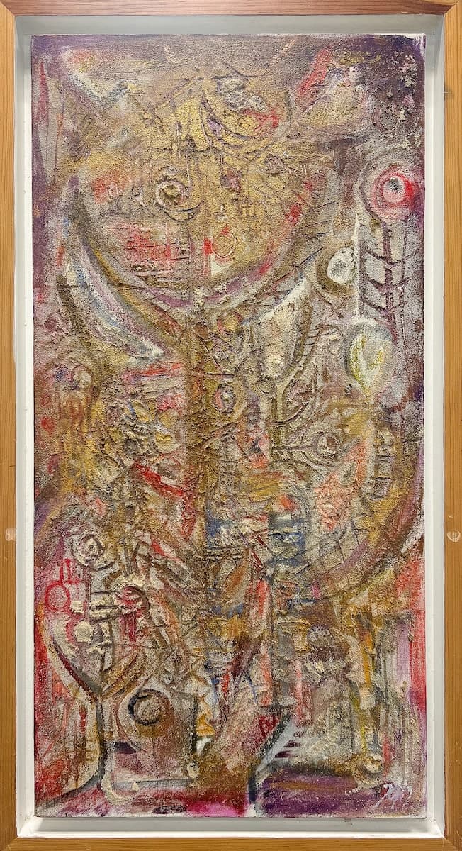 Illuminated Cave VI by Ximena García Chávez, mixed media work at El Dorado Gallery