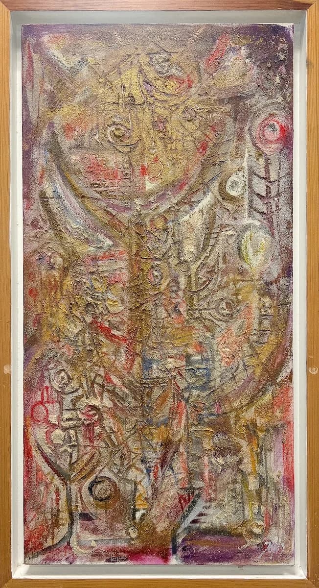 Illuminated Cave VI by Ximena García Chávez, mixed media work at El Dorado Gallery