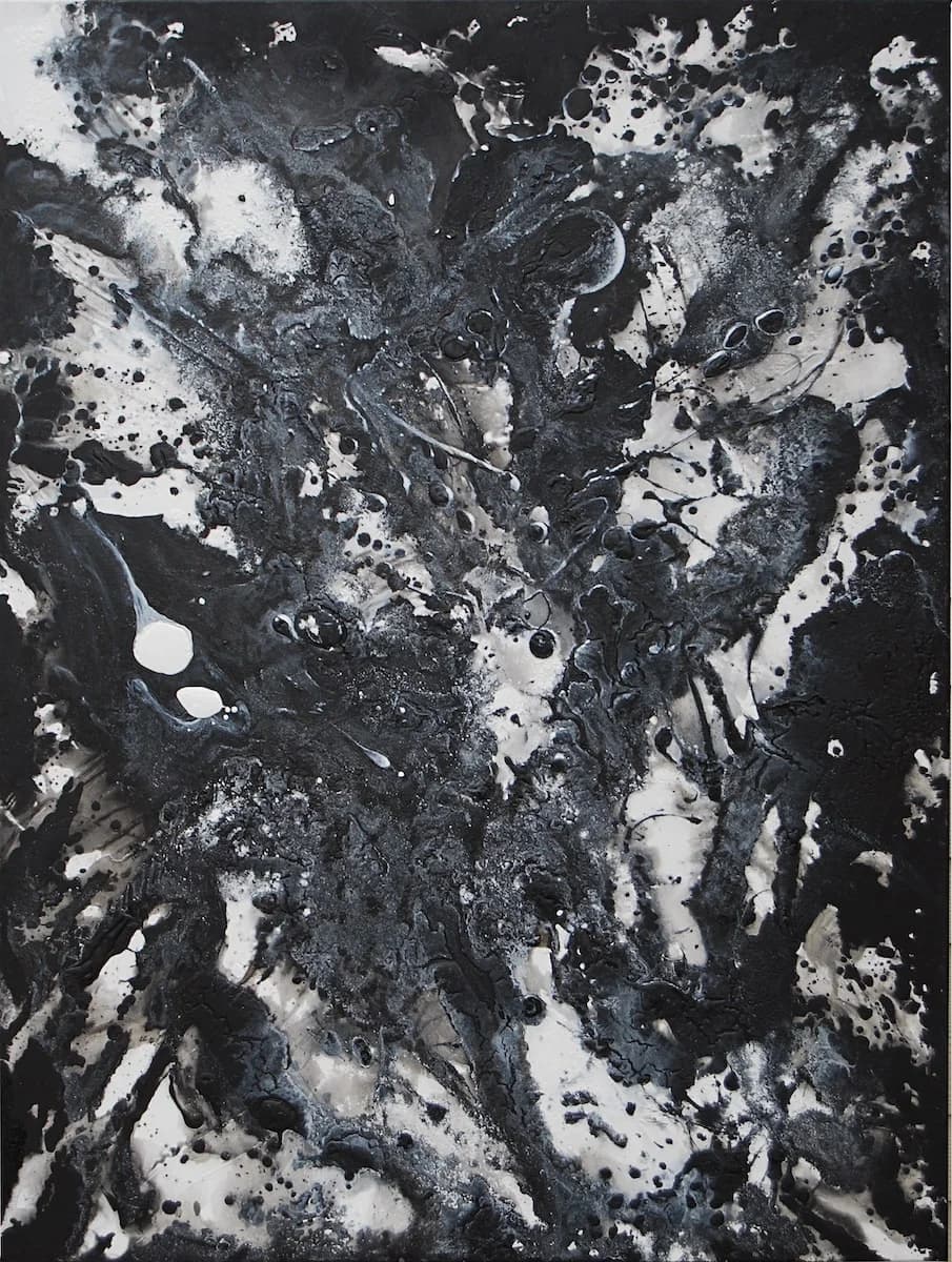 Light vs Darkness III by Steven Lavaggi, acrylic on canvas at El Dorado Gallery